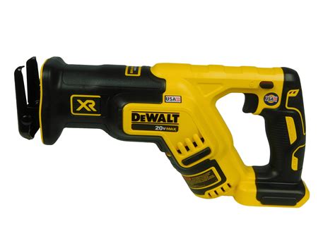Dewalt saws all - 20V MAX* Cordless Compact Reciprocating Saw (Tool Only) Compact and lightweight design; 14 in. in total length fits between studs and allows user to make cuts in confined spaces. 4-position blade clamp allows for flush cutting and increased positional versatility with tool-free blade changes. 1-1/8 in. stroke length delivers fast cutting speed. 